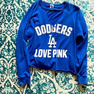 PINK Dodgers Shirt gently used size medium